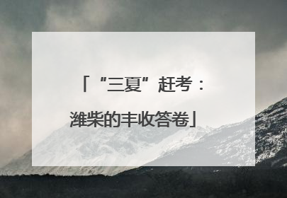 “三夏”赶考：潍柴的丰收答卷