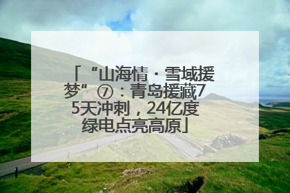 “山海情・雪域援梦”⑦：青岛援藏75天冲刺，24亿度绿电点亮高原
