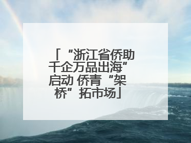 “浙江省侨助千企万品出海”启动 侨青“架桥”拓市场