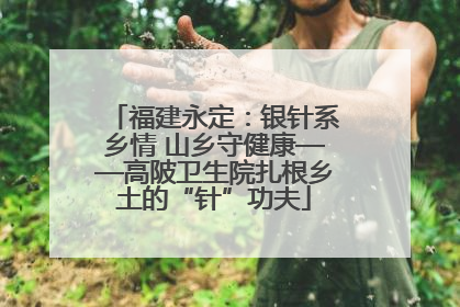 福建永定：银针系乡情 山乡守健康——高陂卫生院扎根乡土的“针”功夫