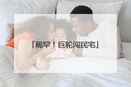稀罕！巨轮闯民宅