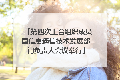 第四次上合组织成员国信息通信技术发展部门负责人会议举行