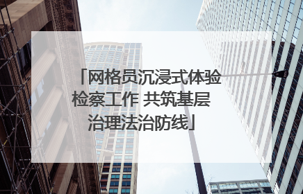 网格员沉浸式体验检察工作 共筑基层治理法治防线