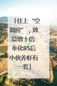 住上“空调房”，效益增十倍 奉化95后小伙养虾有一套