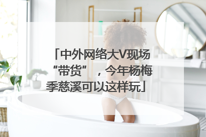 中外网络大V现场“带货”，今年杨梅季慈溪可以这样玩