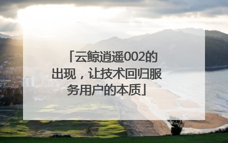 云鲸逍遥002的出现，让技术回归服务用户的本质