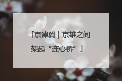 京津冀｜京雄之间架起“连心桥”