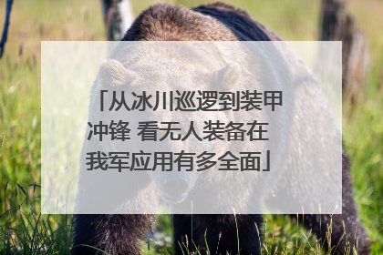 从冰川巡逻到装甲冲锋 看无人装备在我军应用有多全面