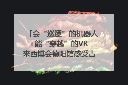 会“巡逻”的机器人+能“穿越”的VR 来西博会德阳馆感受古蜀文明与现代智造的时空对话｜西博视界