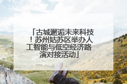 古城邂逅未来科技！苏州姑苏区举办人工智能与低空经济路演对接活动