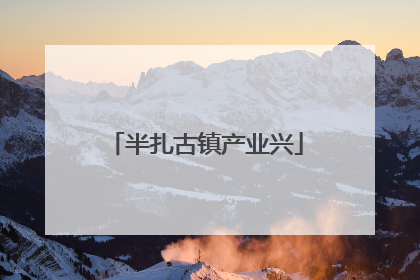 半扎古镇产业兴