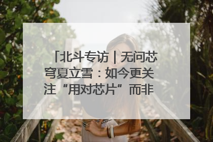 北斗专访｜无问芯穹夏立雪：如今更关注“用对芯片”而非“用贵芯片”
