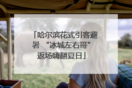 哈尔滨花式引客避暑 “冰城左右哥”返场嗨翻夏日