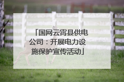 国网云霄县供电公司：开展电力设施保护宣传活动