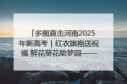 多图直击河南2025年新高考｜红衣旗袍送祝福 鲜花葵花助梦圆——尉氏县高考暖心送考