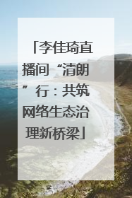李佳琦直播间“清朗”行：共筑网络生态治理新桥梁
