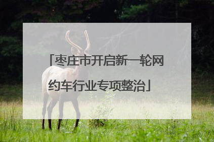 枣庄市开启新一轮网约车行业专项整治