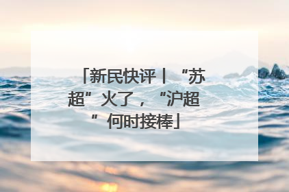 新民快评丨“苏超”火了，“沪超”何时接棒
