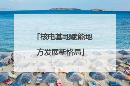 核电基地赋能地方发展新格局