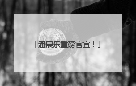 潘展乐重磅官宣！