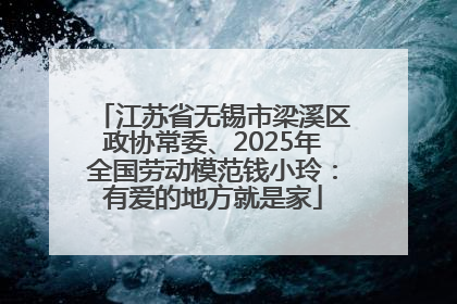 江苏省无锡市梁溪区政协常委、2025年全国劳动模范钱小玲：有爱的地方就是家