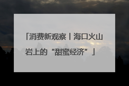 消费新观察丨海口火山岩上的“甜蜜经济”