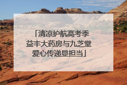 清凉护航高考季 益丰大药房与九芝堂爱心传递显担当