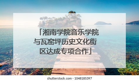 湘南学院音乐学院与瓦窑坪历史文化街区达成专项合作