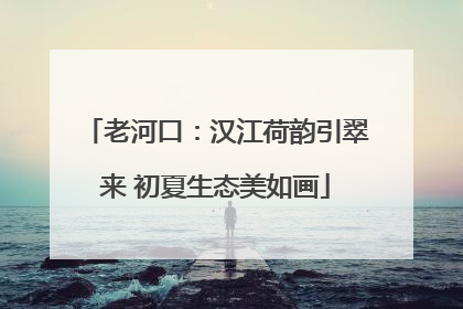 老河口：汉江荷韵引翠来 初夏生态美如画