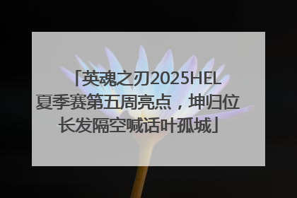 英魂之刃2025HEL夏季赛第五周亮点，坤归位长发隔空喊话叶孤城