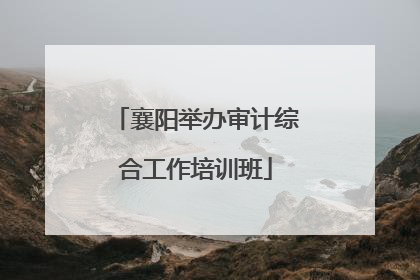 襄阳举办审计综合工作培训班