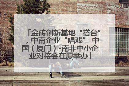 金砖创新基地“搭台”，中南企业“唱戏” 中国（厦门）-南非中小企业对接会在厦举办