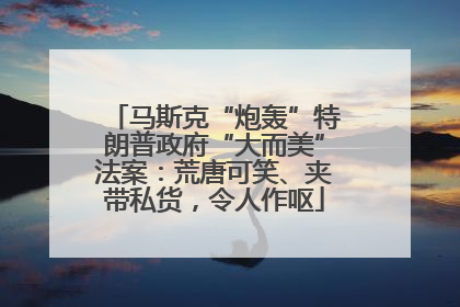 马斯克“炮轰”特朗普政府“大而美”法案：荒唐可笑、夹带私货，令人作呕