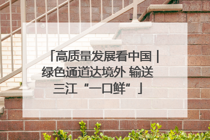 高质量发展看中国｜绿色通道达境外 输送三江“一口鲜”