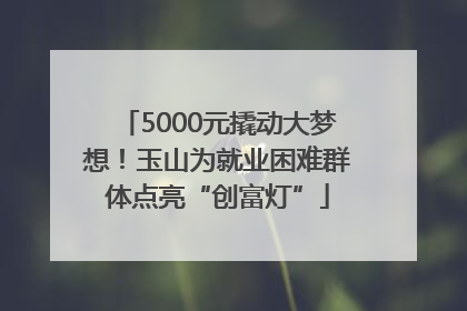 5000元撬动大梦想！玉山为就业困难群体点亮“创富灯”
